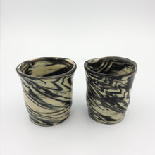 Carica l'immagine nel visualizzatore di Gallery, Coppia Bicchierini Gres Marmo
