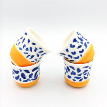 Carica l'immagine nel visualizzatore di Gallery, Tazzine Porcellana Arancio