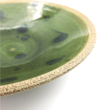 Carica l'immagine nel visualizzatore di Gallery, Ciotola bassa Gres Pietra. Smalto Verde